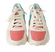 Multicolor Low Top Lace Up Women Sneakers Shoes