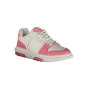 Pink Leather Women Sneaker