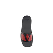 Red Calf Leather Bos Taurus Sandals