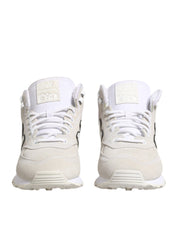 Off White Suede Sneakers Shoes