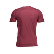 Purple Cotton Men T-Shirt