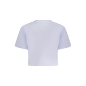 Purple Cotton Women T-Shirt