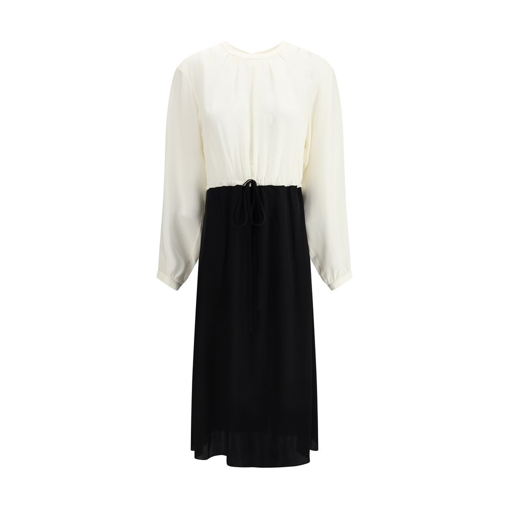 Multicolor Silk Casual Dress