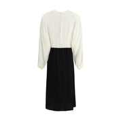 Multicolor Silk Casual Dress