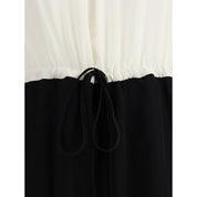 Multicolor Silk Casual Dress