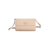 Pink Polyester Handbag