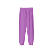 Purple Cotton Women Trouser