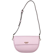 Pink Polyethylene Women Handbag