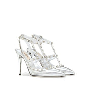 Rockstud Leather Pumps