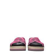Pink Fabric Slippers