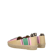 Multicolor Fabric Espadrilles