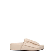 Pink Leather Slippers