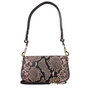 Pink Leather Shoulder Bag