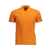 Orange Cotton Polo Shirt