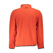 Red Polyester Men Sweater