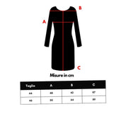 Navy Blue Wool Short Dress