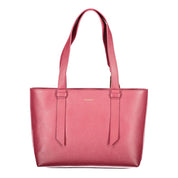 Purple Leather Women Handbag
