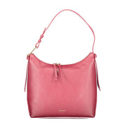 Purple Leather Women Handbag