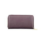 Purple Leather Women Wallet