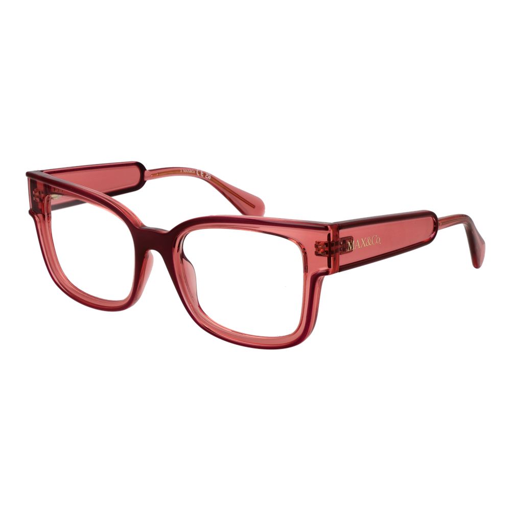 Red Stainless Steel Glasses (Frames)