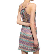 Multicolor Wool Casual Dress