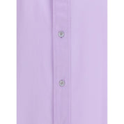 Purple Cotton Dress Shirt