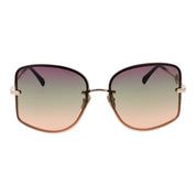 Pink Metal Sunglasses