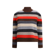 Multicolor Merino Wool Turtleneck
