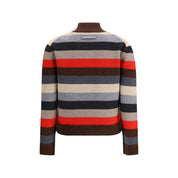 Multicolor Merino Wool Turtleneck