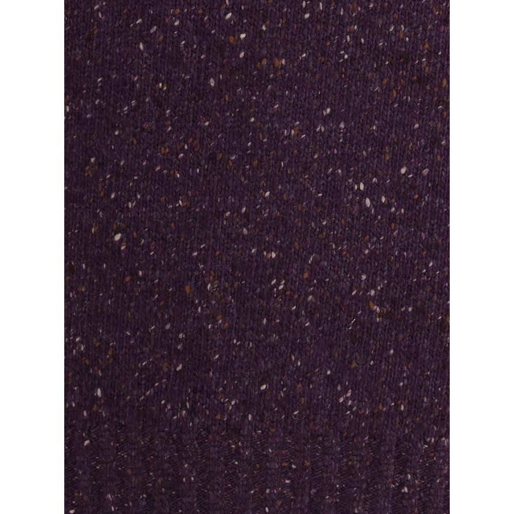 Purple Cashmere Sweatshirt