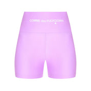 Purple Polyester Short