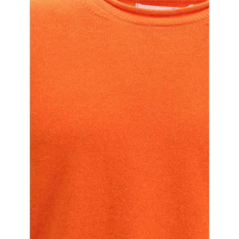 Orange Wool Sweatshirt
