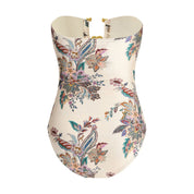 Multicolor Lycra One-Piece Swimsuit