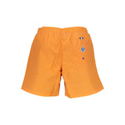 Orange Polyester Swimwear