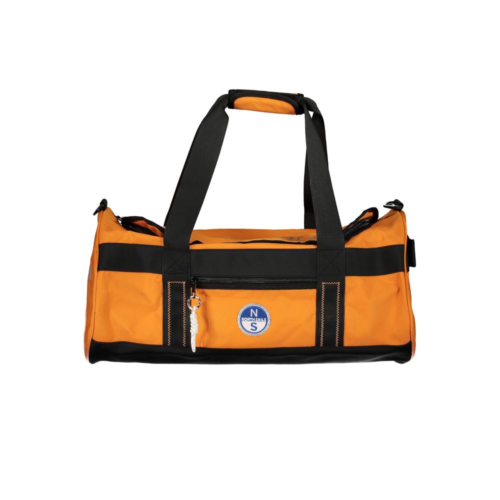 Orange Polyester Handbag