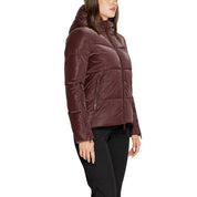 Purple Polyester Parka
