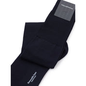 Navy Blue Wool Socks