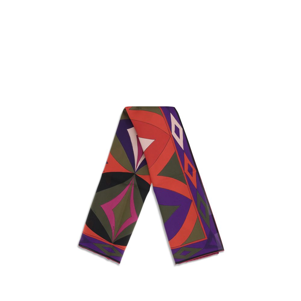 Multicolor Silk Scarf
