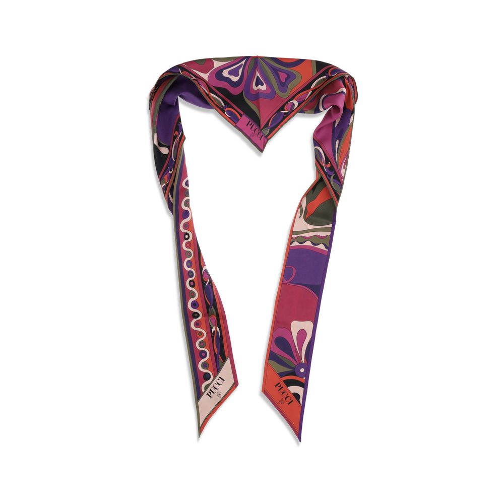 Multicolor Silk Scarf