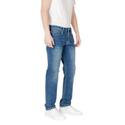 Blue Cotton Skinny Jeans