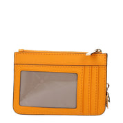 Orange Leather Wallet