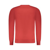 Red Wool Men Sweater