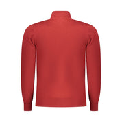 Red Wool Men Sweater