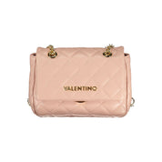 Pink Polyethylene Women Handbag