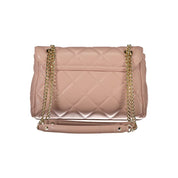 Pink Polyethylene Women Handbag