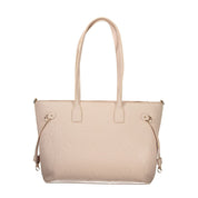 Pink Polyethylene Handbag