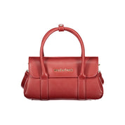 Rosso Poliuretano Women Handbag