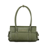 Verde Poliuretano Women Handbag