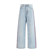 Blue Cotton Jeans Denim