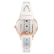 White Plastic Dress Watch